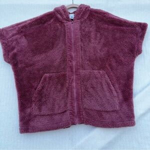 CAbi women’s Hooded Cape in Rich Burgundy size M